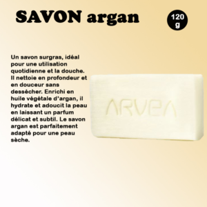 Savon argan peau sèche 100g
