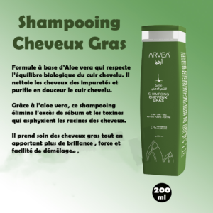 Shampooing cheveux gras 200ml
