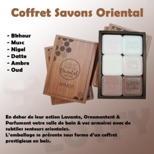 Coffret savon oriental 6x50g