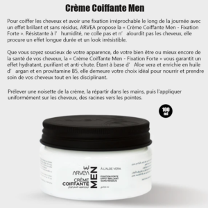 Crème coiffante men 100ml