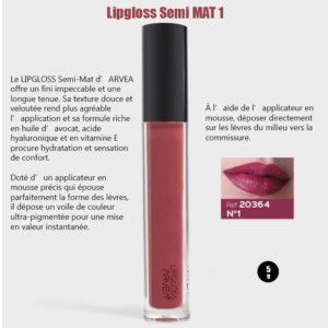Lip gloss semi mat 1