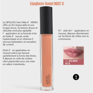 Lip gloss semi mat 3
