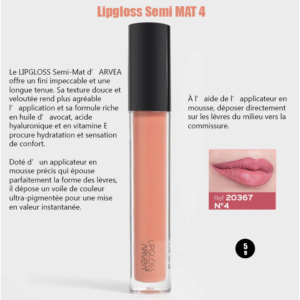 Lip gloss semi mat 4
