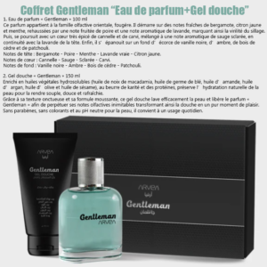Coffret gentelman parfum+gel douche 150ml