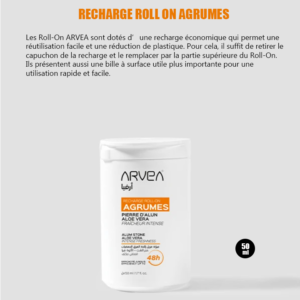 Recharge Roll-on agrumes 50ml