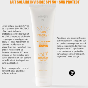 Lait solaire invisible spf50+ sun protect 150ml