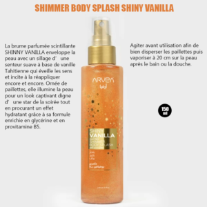 Body splash shinny vanilla 150ml