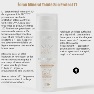 Ecran minéral teinté spf50 sun protect 36g T1