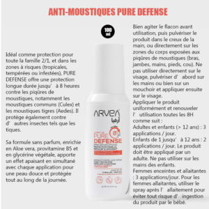 Anti moustiques pure defense 100ml