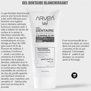 Gel dentaire blanchissant 100ml